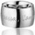 GILARDY AMORE PER SEMPRE Ring silver curved stainless steel I "Il tempo passa, l'amore resta"