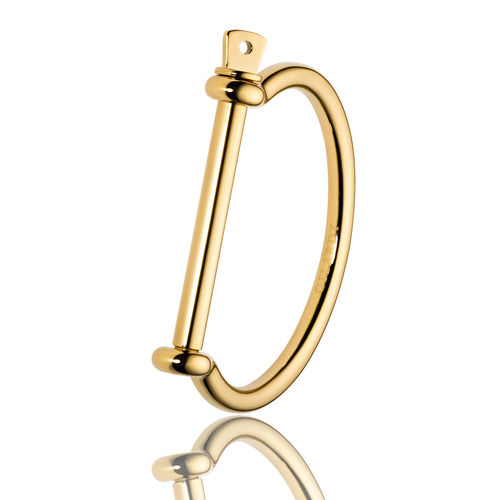 GILARDY BASIC Cuff BR1 round closed stainless steel gold