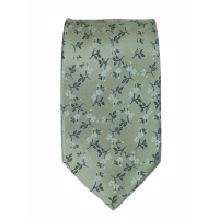 GILARDY Krawatte bronze/beige mit floralem Muster