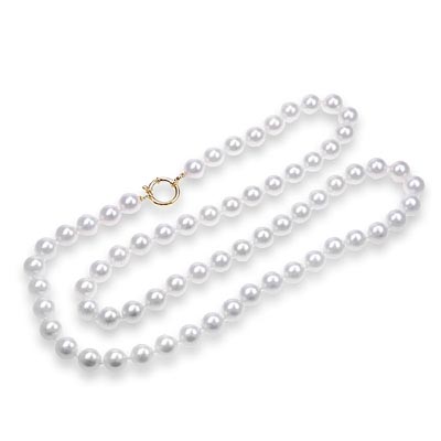 MODA Halskette aus Perlen in Südsee-Weiss