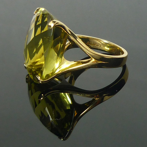 GILARDY ICON Ring aus 18K Gelbgold mit Citrin