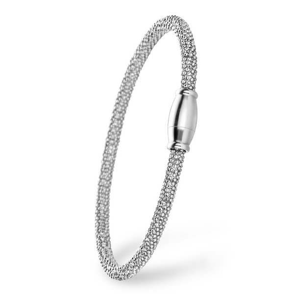 Gilardy Bracelet, 925 Sterlingsilver silver thin  Ø4mm  - GSP-BR1WH19