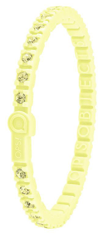 OPS!OBJECTS Tennis Armband gelb mit echten Swarovski Steinen OPSTEW-12