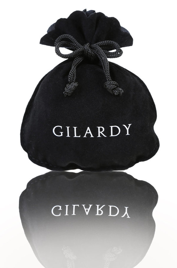 GILARDY HUMAN RIGHTS Ring R3 flat stainless steel black