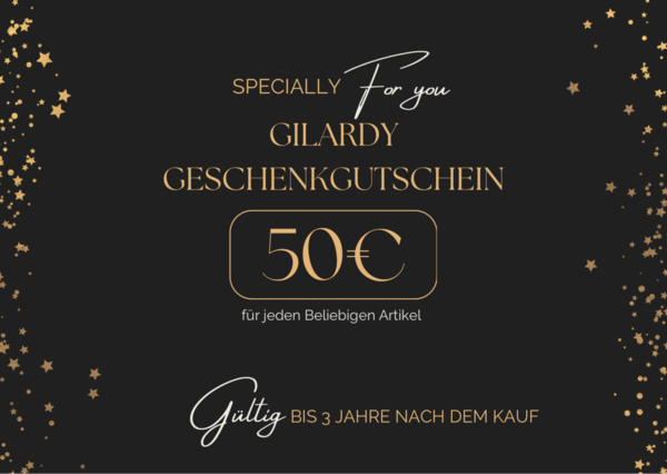 GILARDY Gutschein Wert 50,- Euro