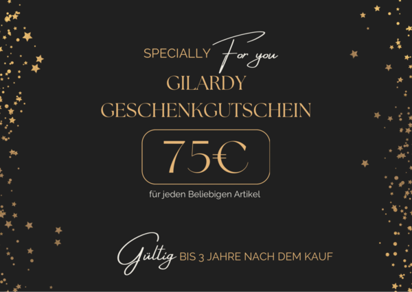 GILARDY Gutschein Wert 75,- Euro
