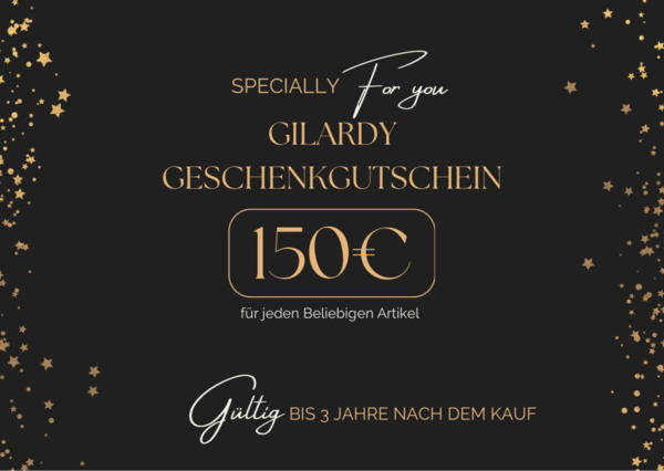 GILARDY Gutschein Wert 150,- Euro